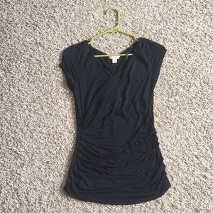 Candies women’s black dress shirt.